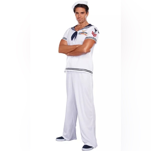 Brand New Navy Sailor Ship Happens Men Adult Costume XL - Picture 1 of 1